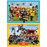 Ravensburger - Brandweerman Sam - De redding komt eraan - 2x12 Stukken - Puzzels